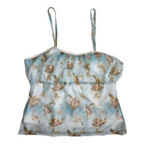 5/$25 Forever 21 Camisole XL With Cherubs In Sky Blue